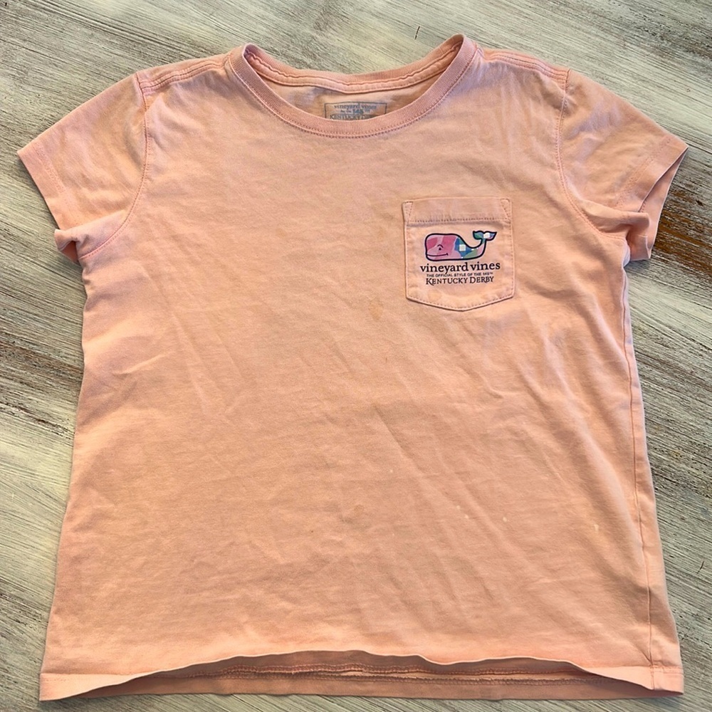 Kids Vineyard Vines Kentucky Derby Short Sleeved T Shirt Size s
